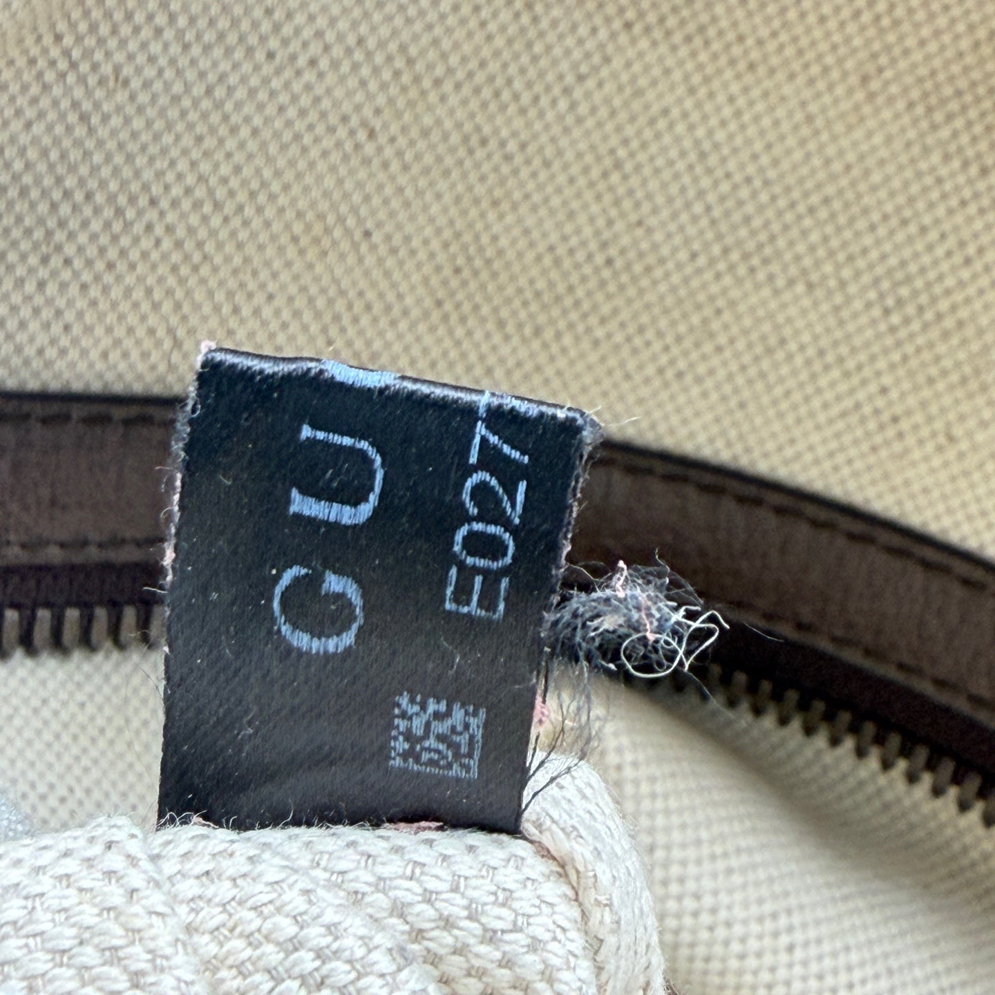 Gucci Canvas Brown Backpack