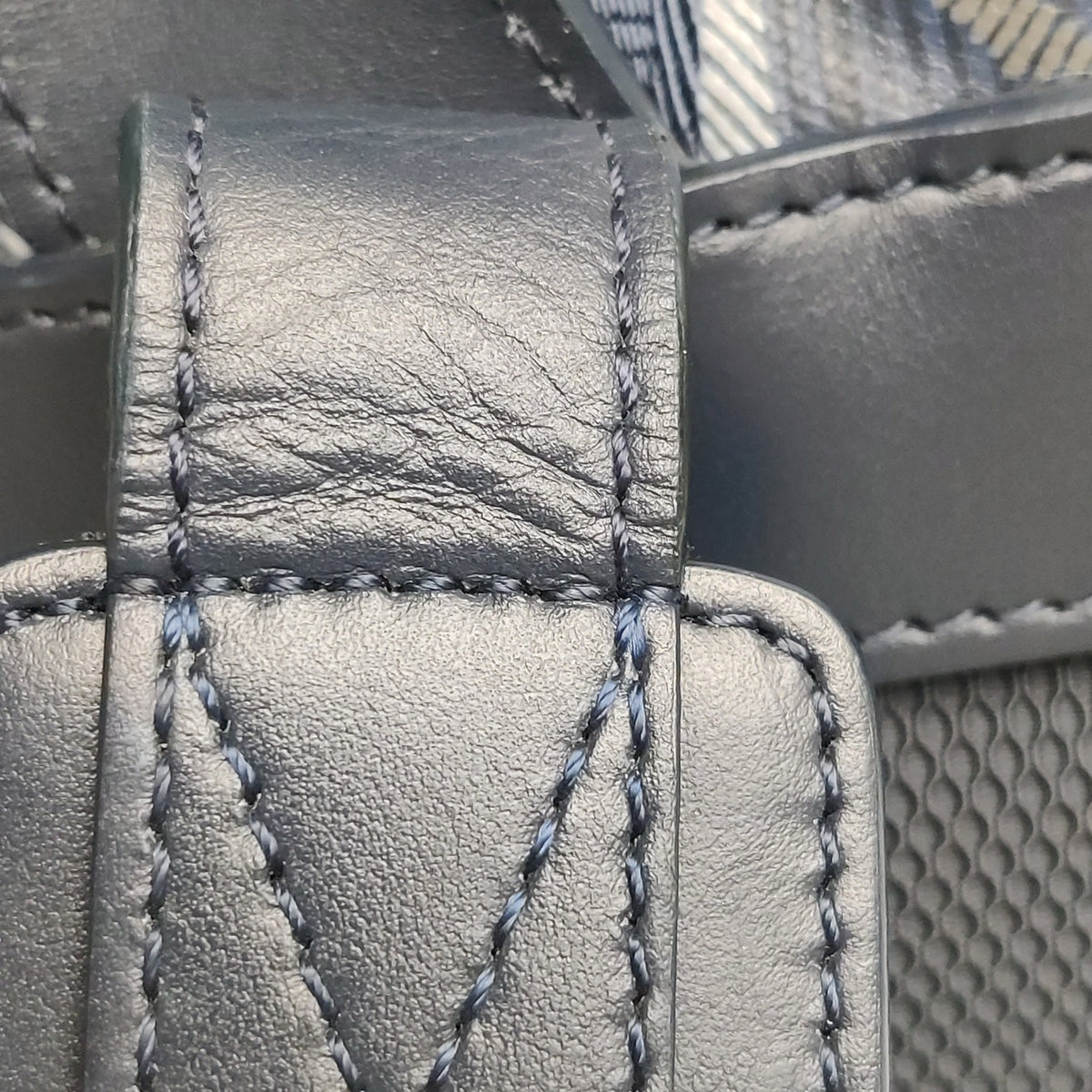 Dior Blue Backpack Length: 33 cm, Height: 46 cm, Thickness: 20 cm 1ESBA163CDP_H36B