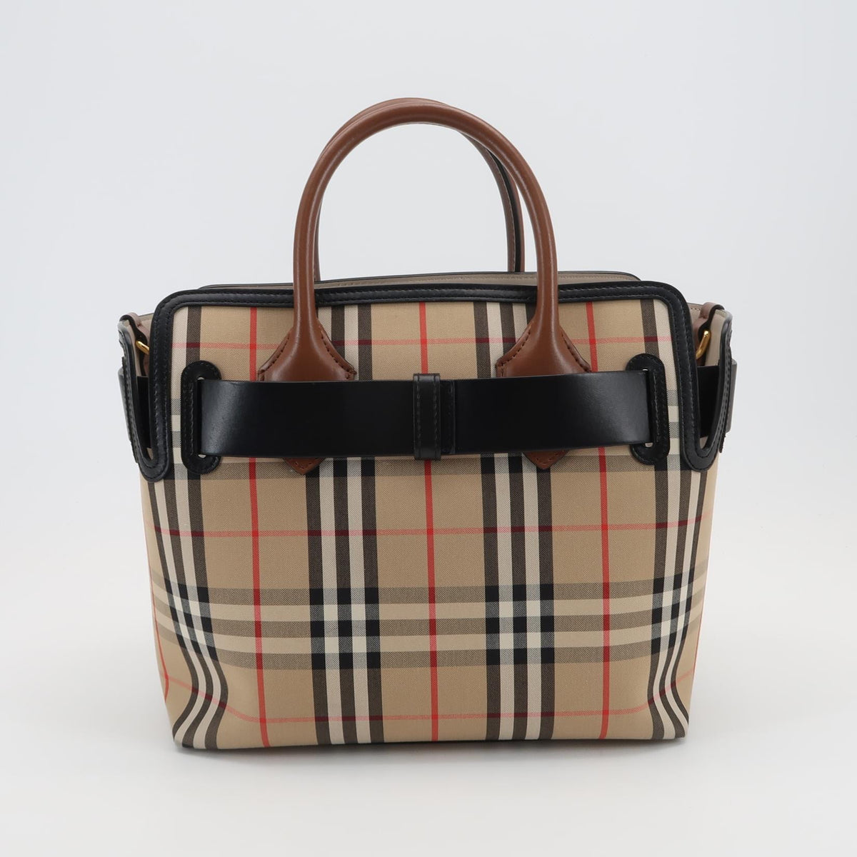 Burberry Canvas Crossbody Length: 26.5 cm, Height: 25 cm, Thickness: 14.5 cm 80159051