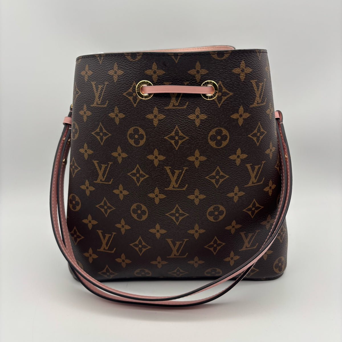 Louis Vuitton Pink Bucket & Drawstring Bag
