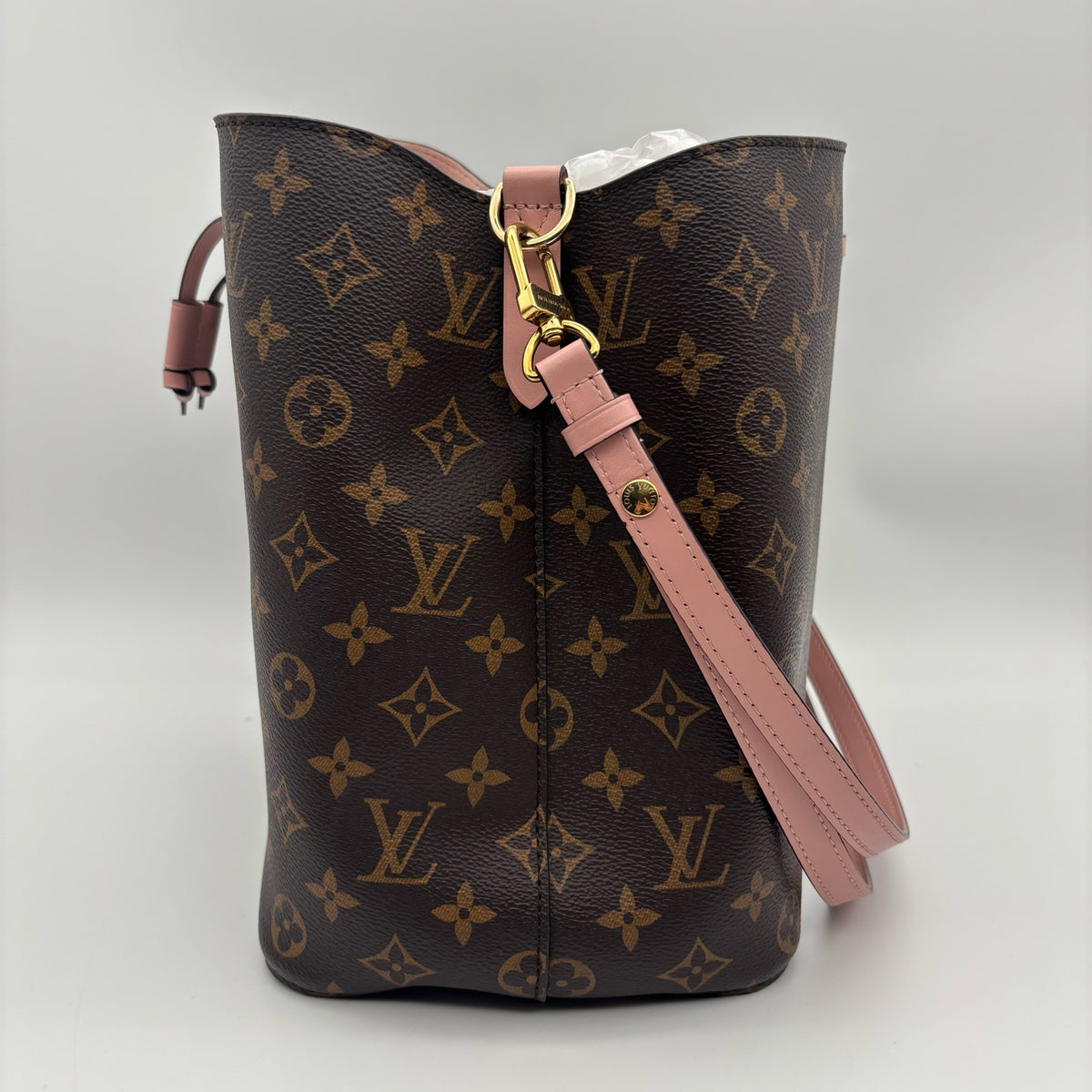 Louis Vuitton Pink Bucket & Drawstring Bag