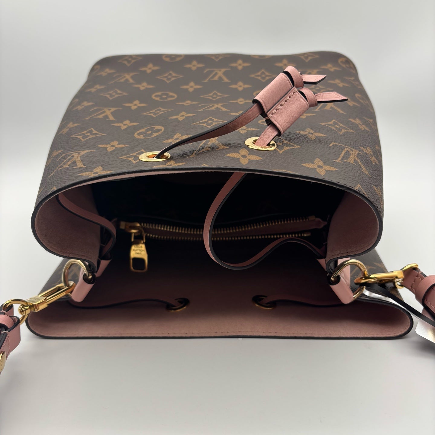 Louis Vuitton Pink Bucket & Drawstring Bag