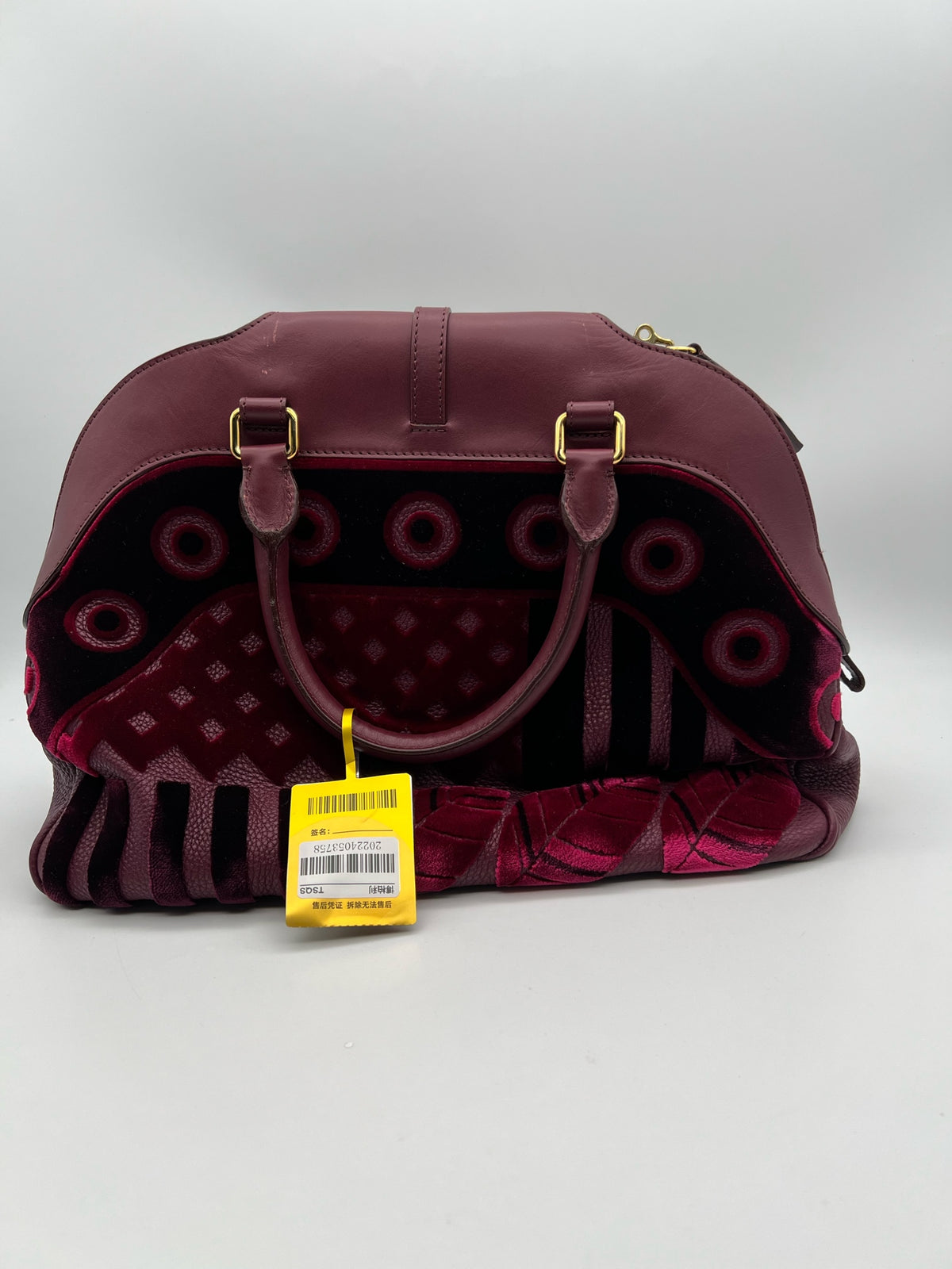 Burberry Red Satchel