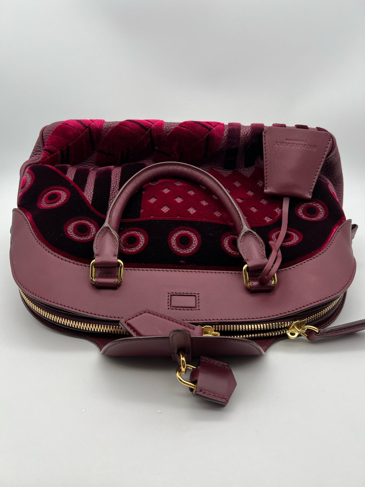 Burberry Red Satchel