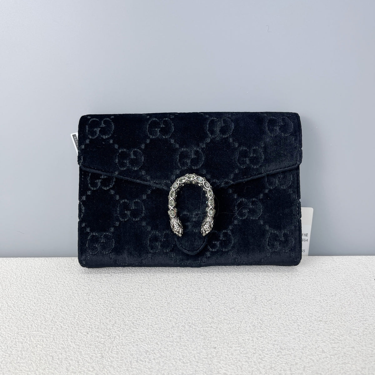 Gucci Velvet Black Length 20 x width 3.5 x height 13 cm 401231-9JTPN-8176