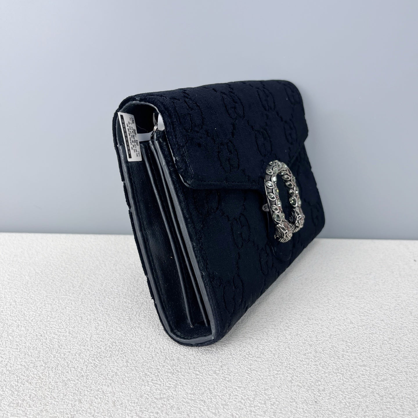 Gucci Velvet Black Length 20 x width 3.5 x height 13 cm 401231-9JTPN-8176