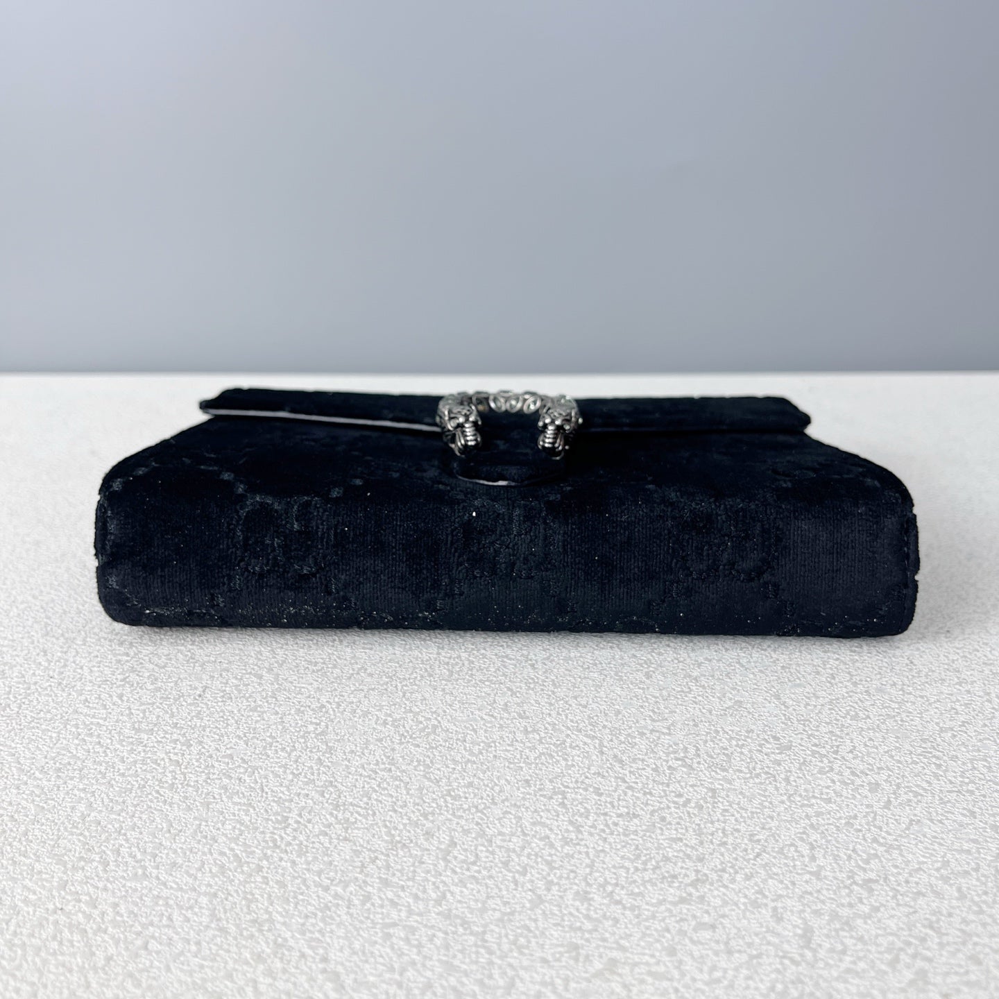 Gucci Velvet Black Length 20 x width 3.5 x height 13 cm 401231-9JTPN-8176