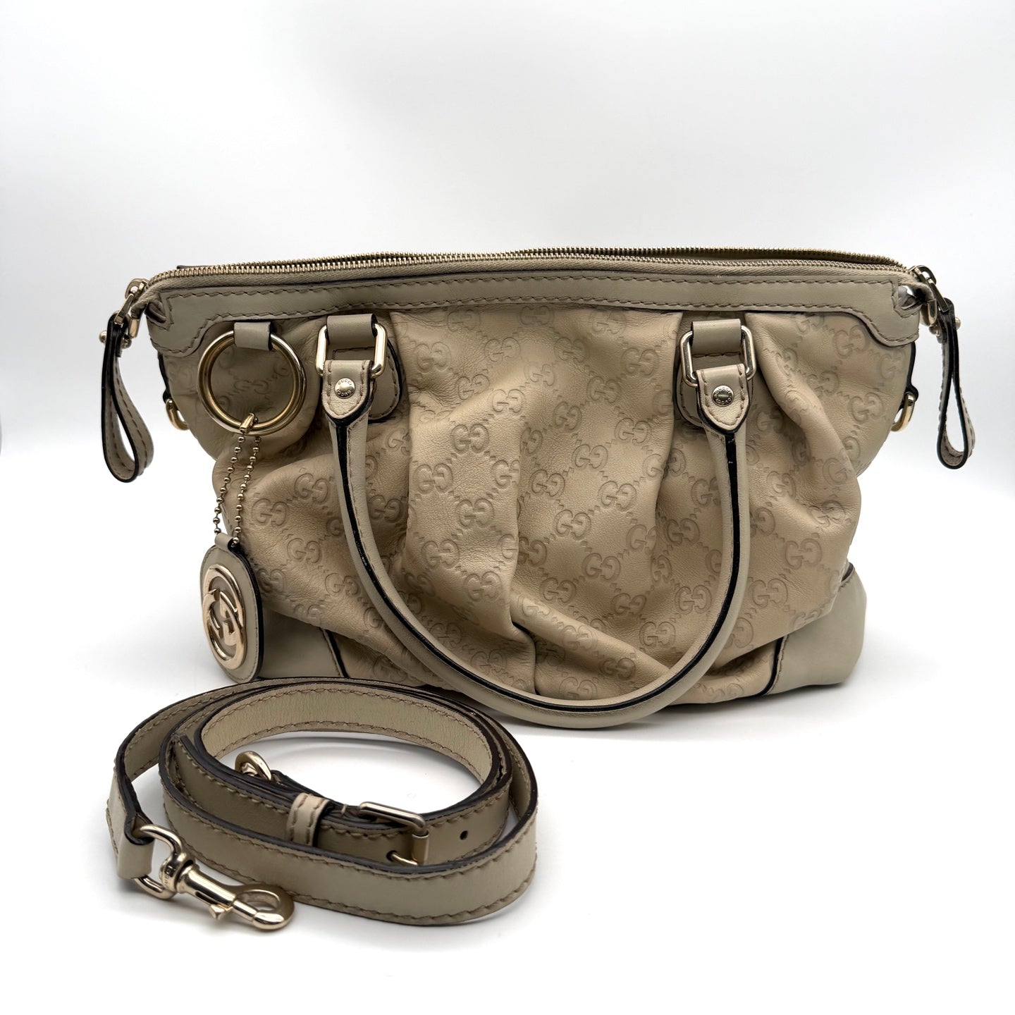 Gucci White Satchel
