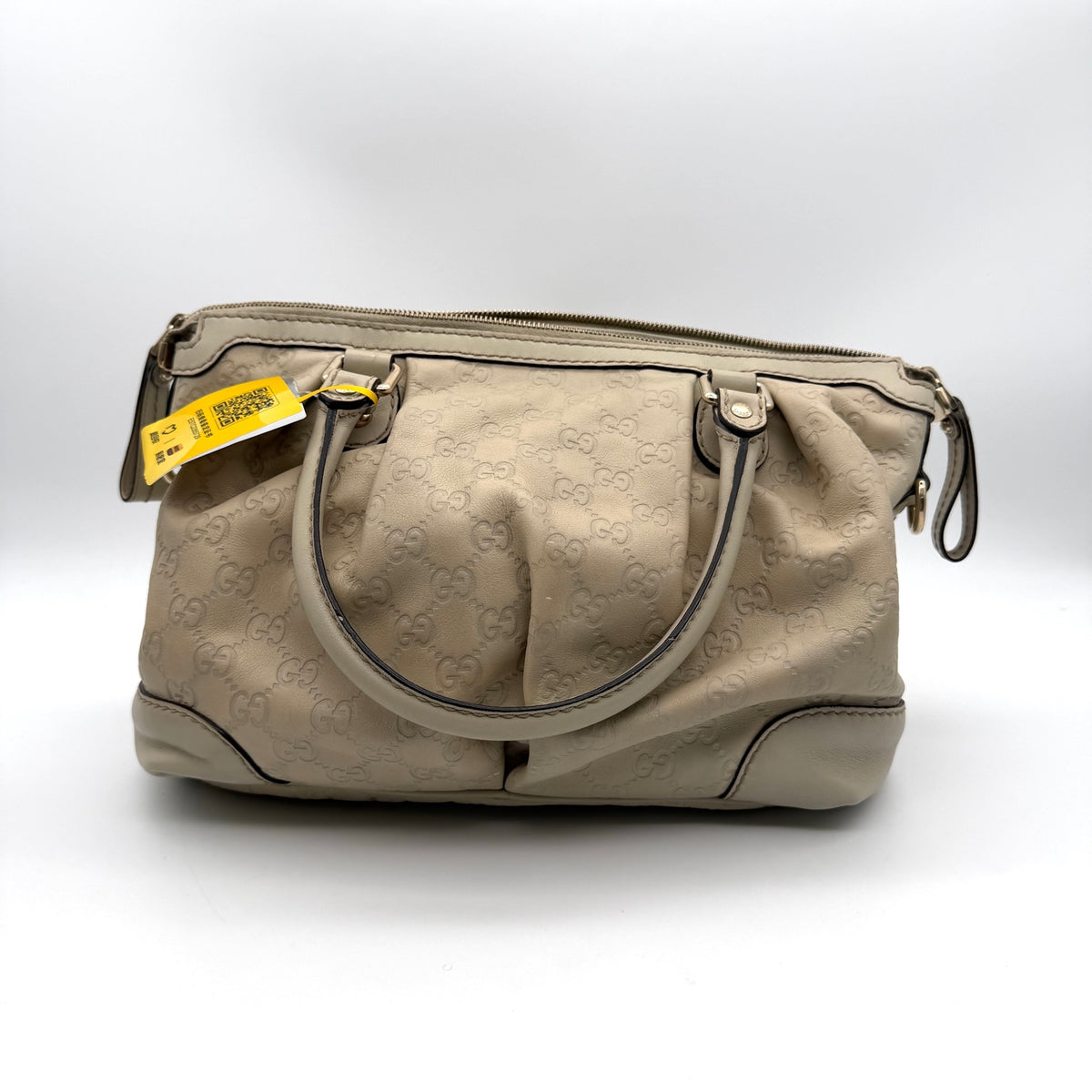 Gucci White Satchel