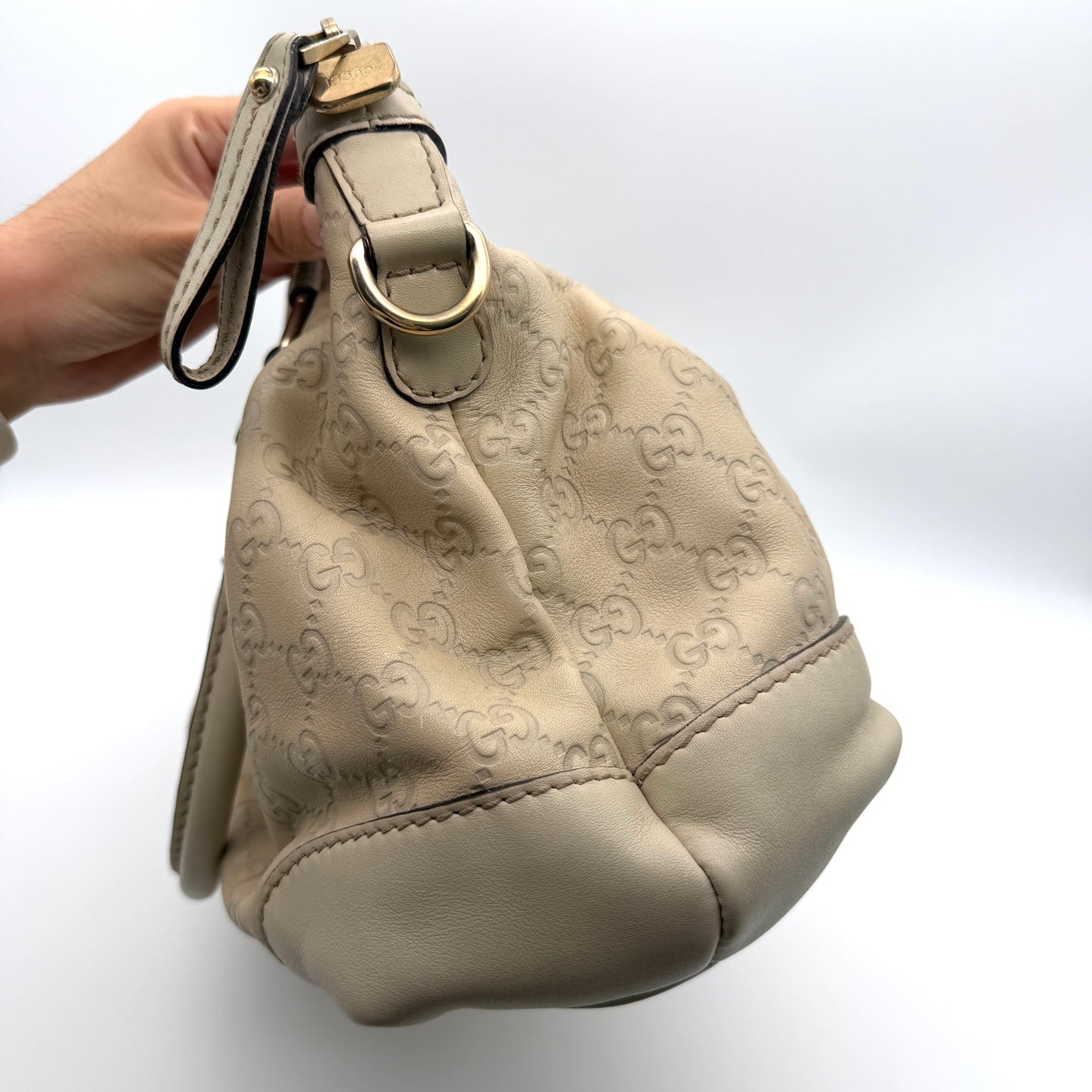 Gucci White Satchel