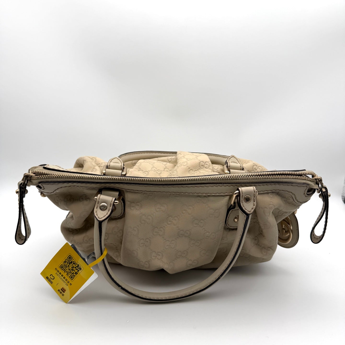 Gucci White Satchel