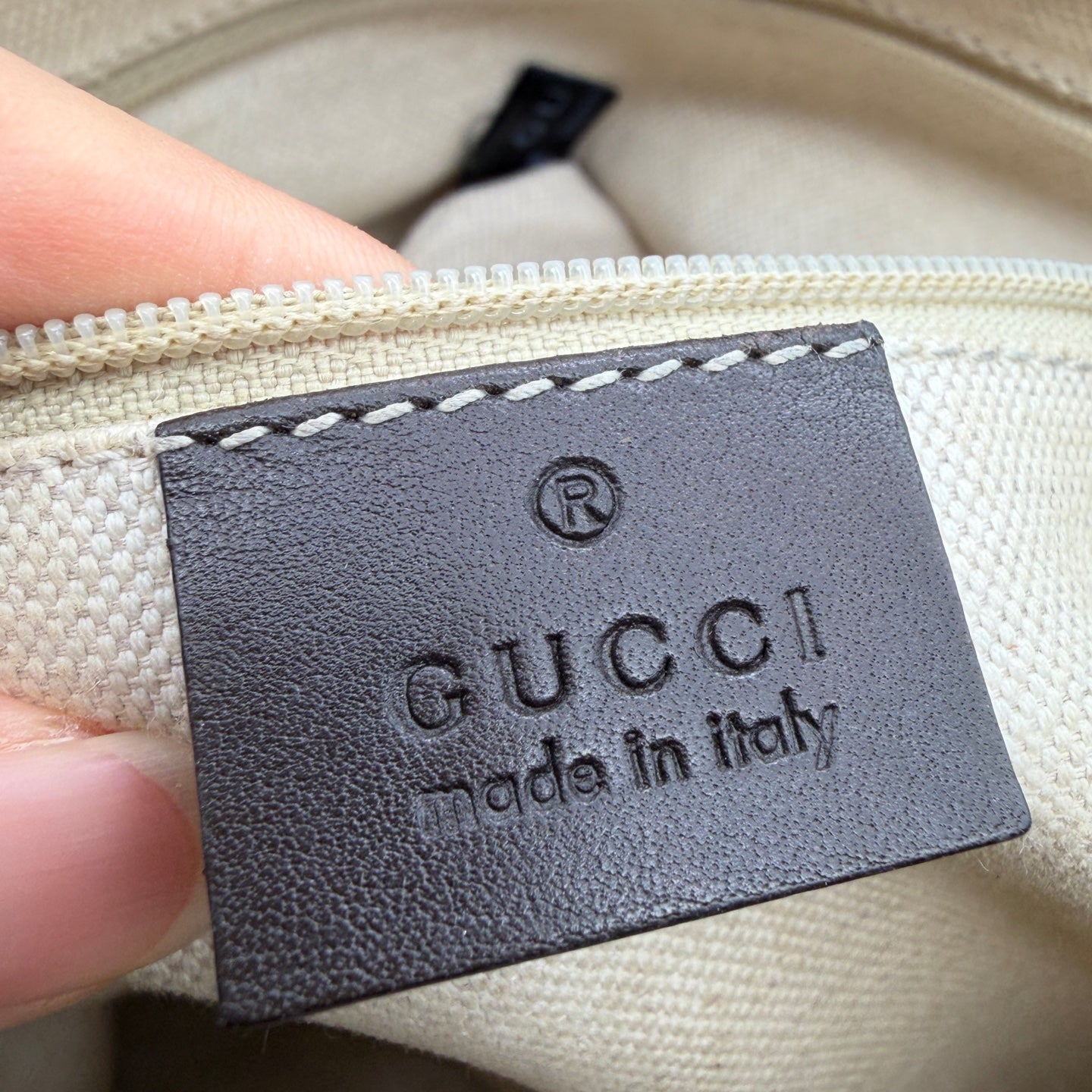 Gucci Canvas Shoulder Bag