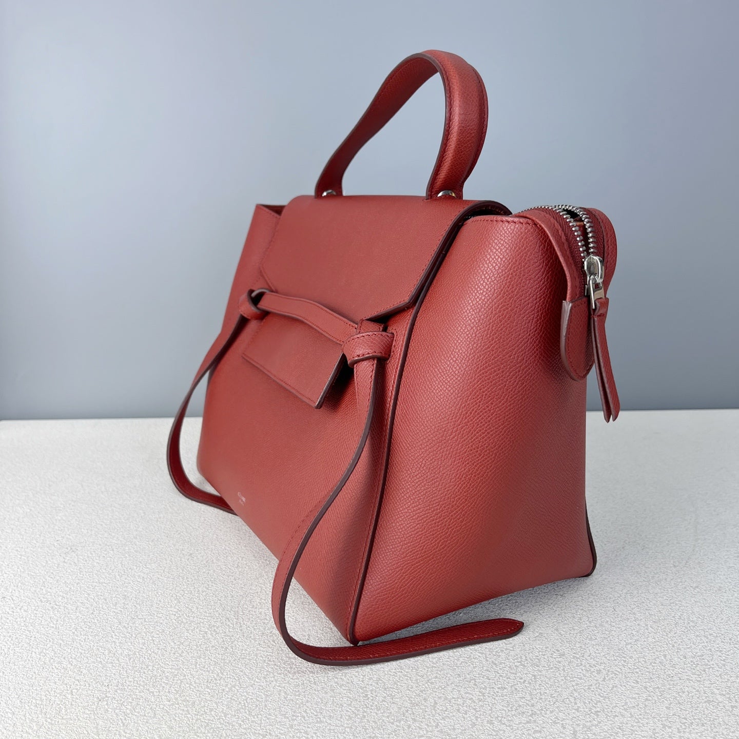 Celine Compact BELT Red Length 23.5 x Width 13 x Height 20 cm 189153ZVA.27RI