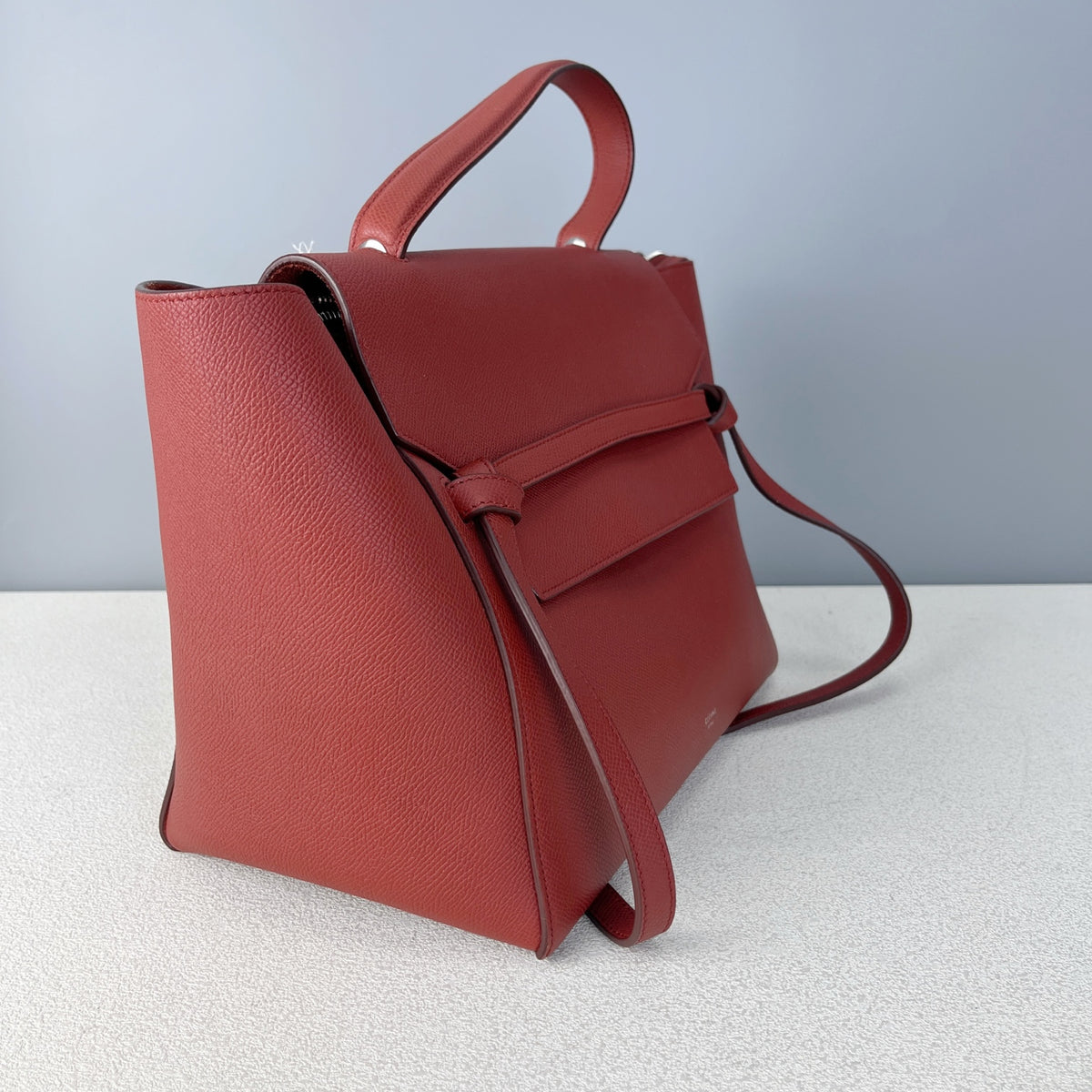 Celine Compact BELT Red Length 23.5 x Width 13 x Height 20 cm 189153ZVA.27RI