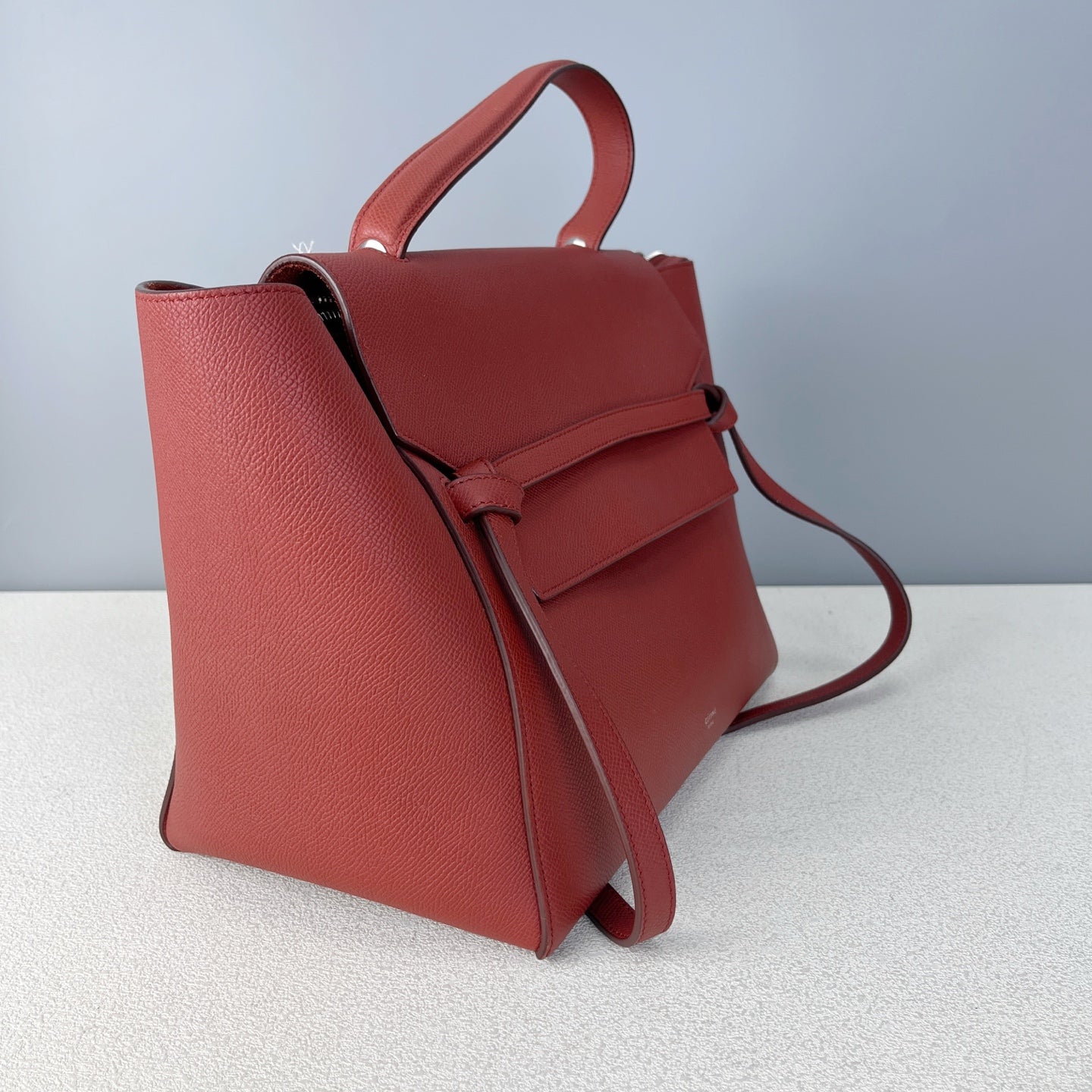 Celine Compact BELT Red Length 23.5 x Width 13 x Height 20 cm 189153ZVA.27RI