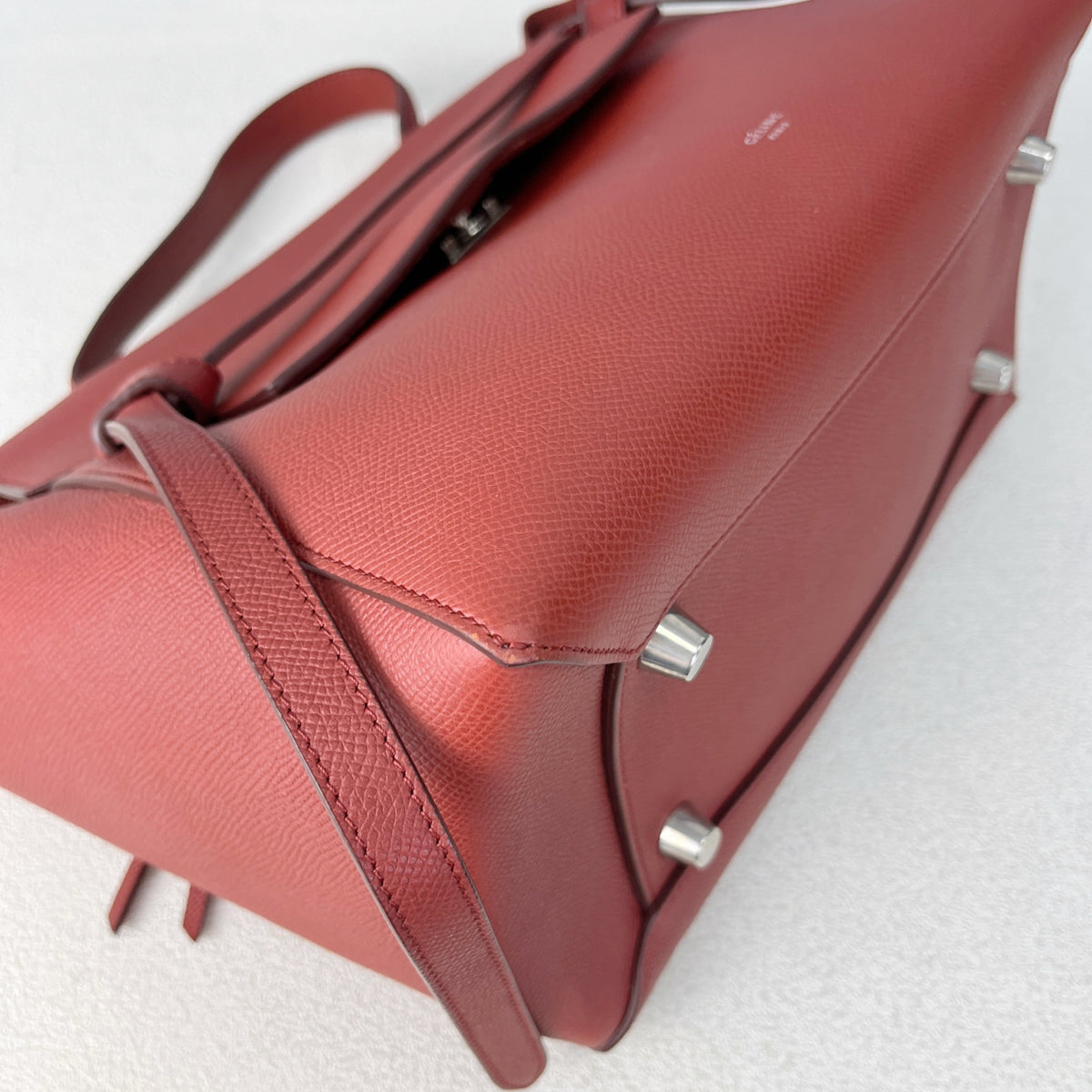 Celine Compact BELT Red Length 23.5 x Width 13 x Height 20 cm 189153ZVA.27RI