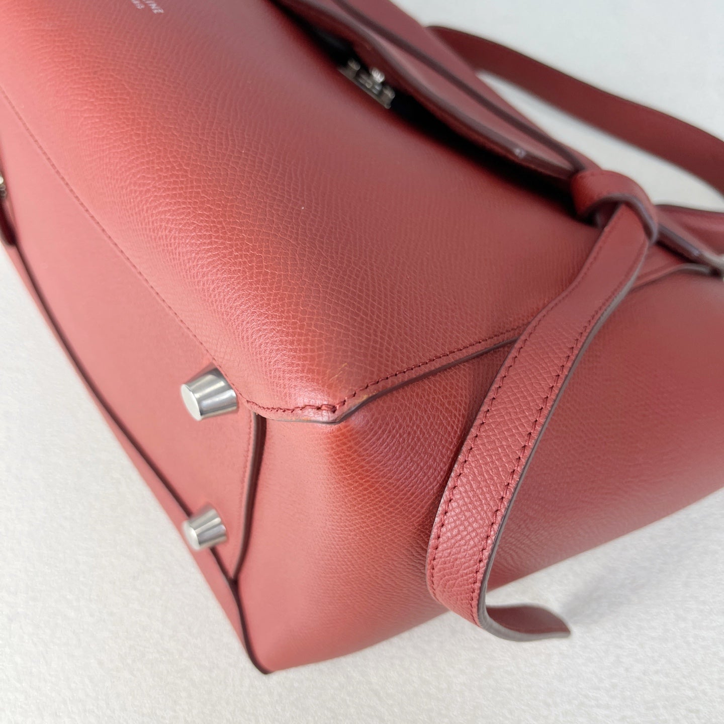 Celine Compact BELT Red Length 23.5 x Width 13 x Height 20 cm 189153ZVA.27RI