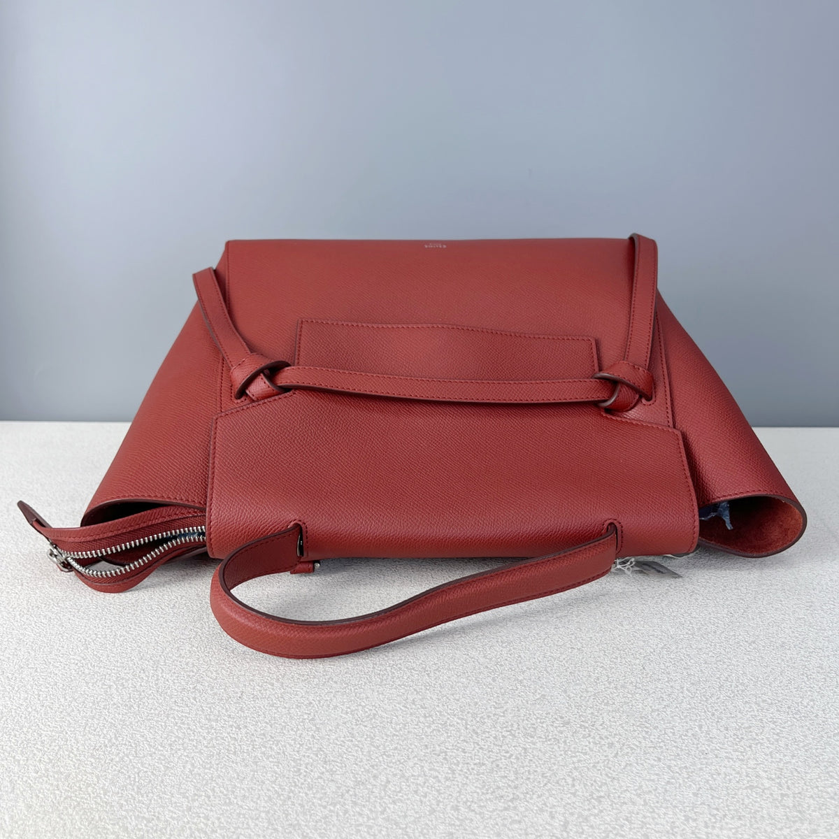 Celine Compact BELT Red Length 23.5 x Width 13 x Height 20 cm 189153ZVA.27RI