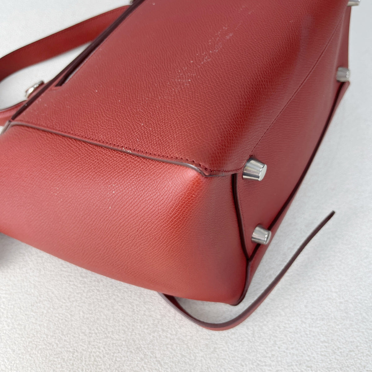 Celine Compact BELT Red Length 23.5 x Width 13 x Height 20 cm 189153ZVA.27RI