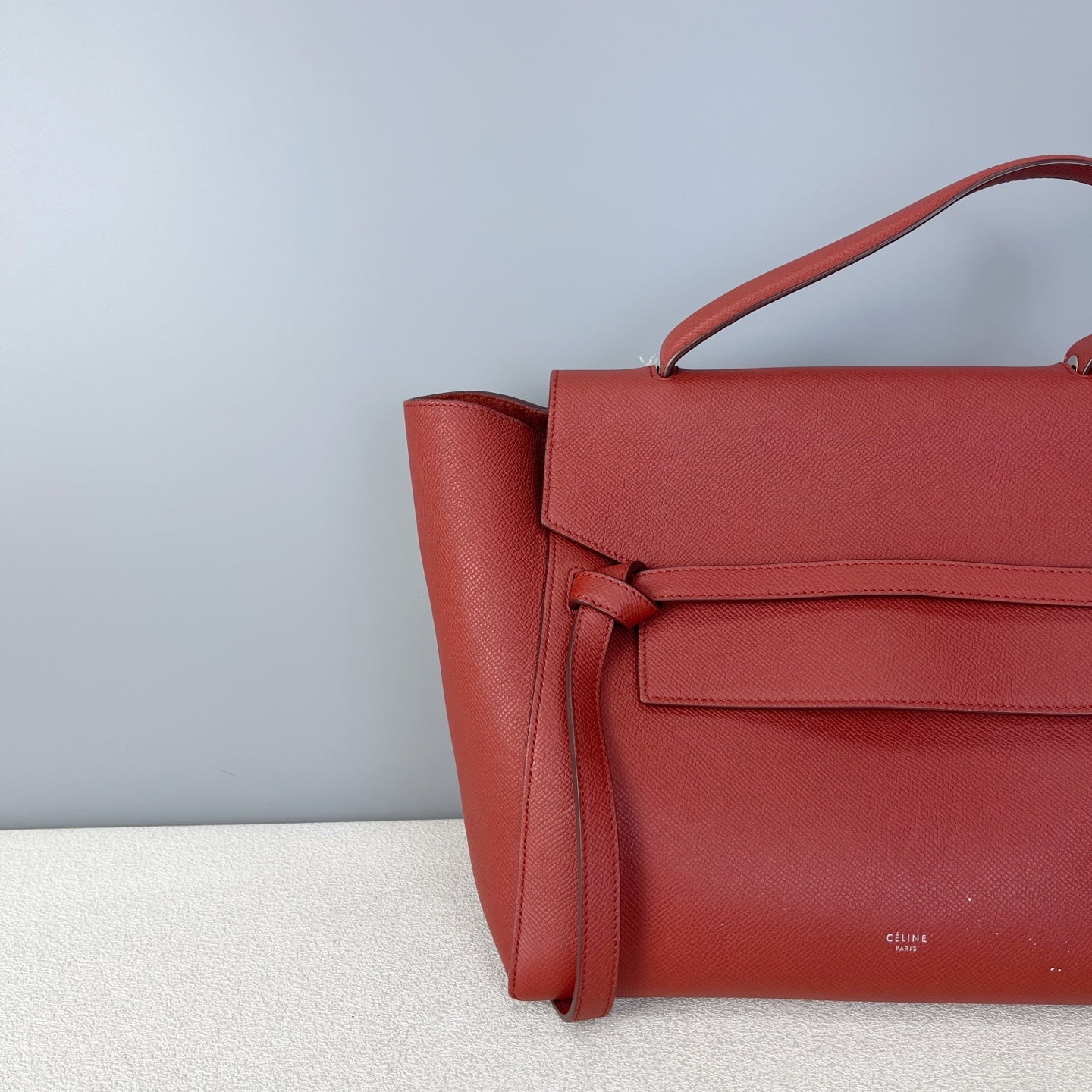 Celine Compact BELT Red Length 23.5 x Width 13 x Height 20 cm 189153ZVA.27RI
