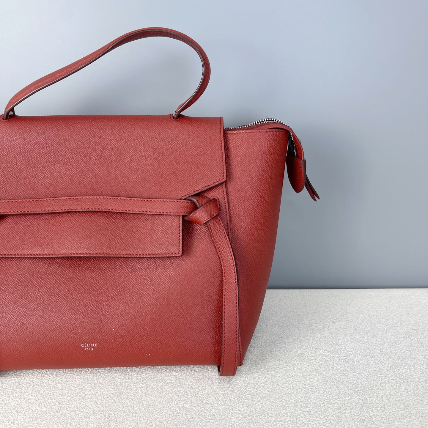Celine Compact BELT Red Length 23.5 x Width 13 x Height 20 cm 189153ZVA.27RI