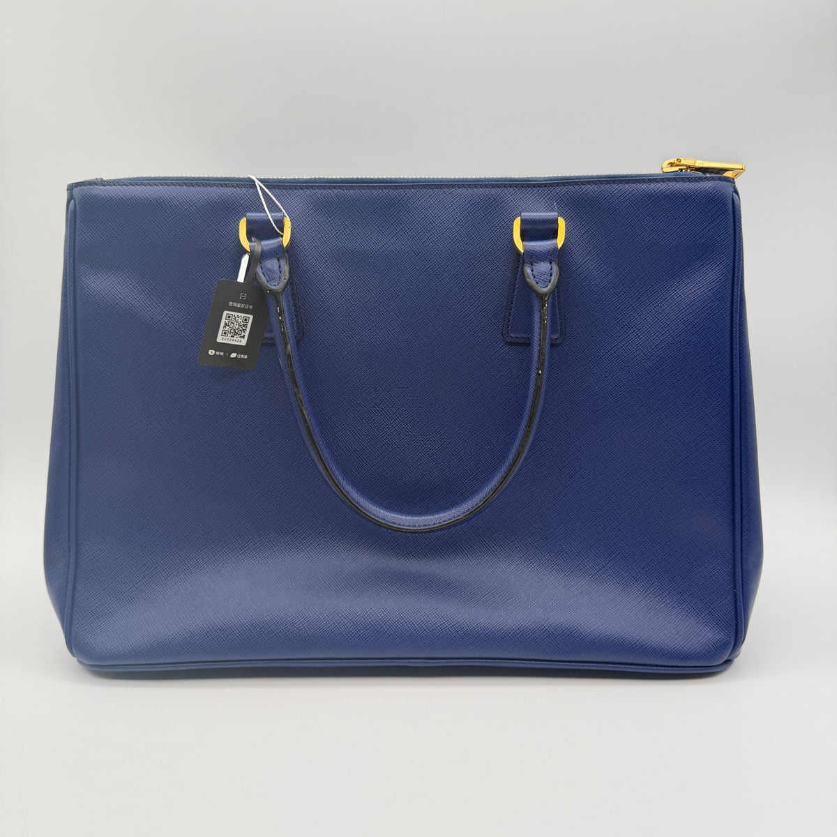 Prada Leather Blue Satchel