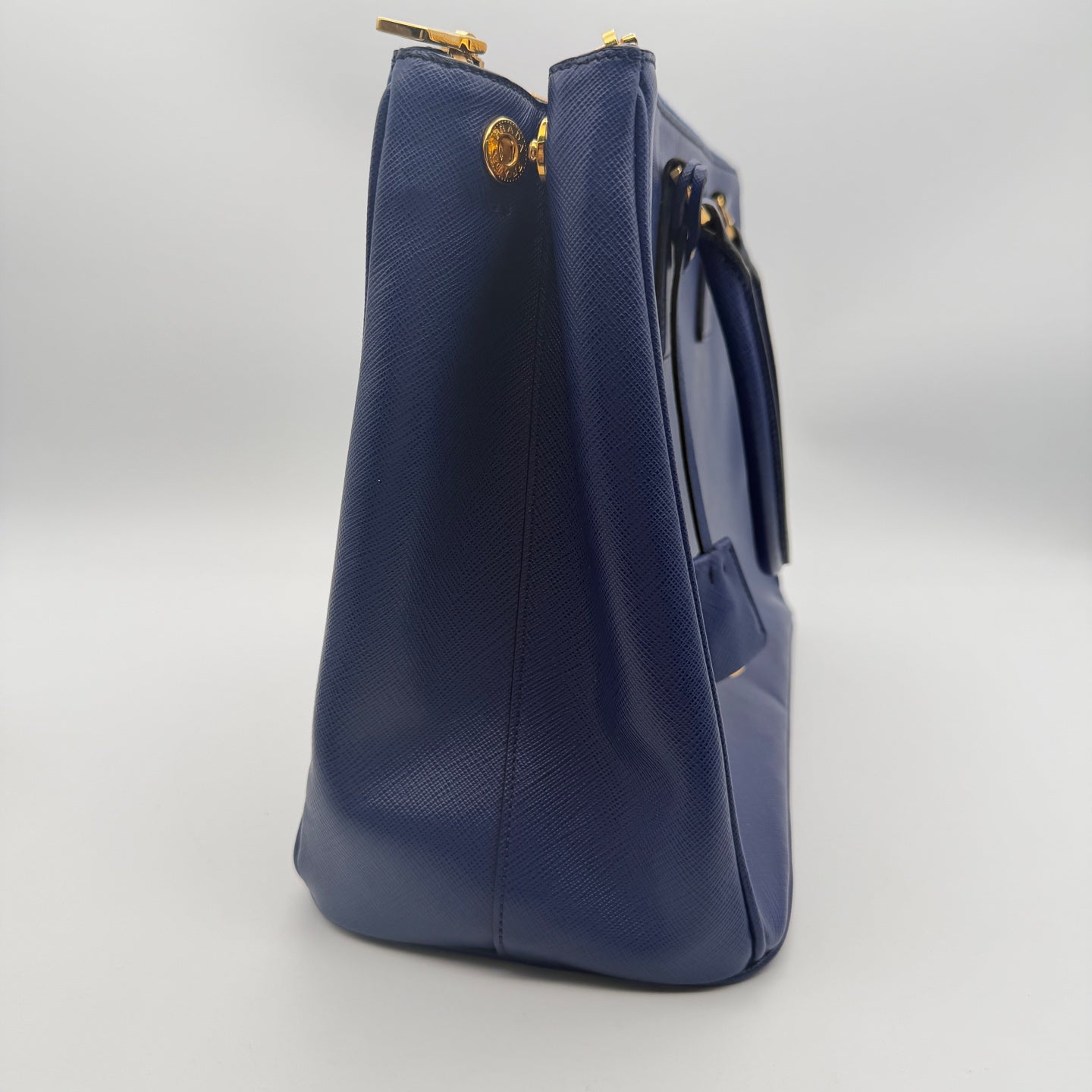 Prada Leather Blue Satchel