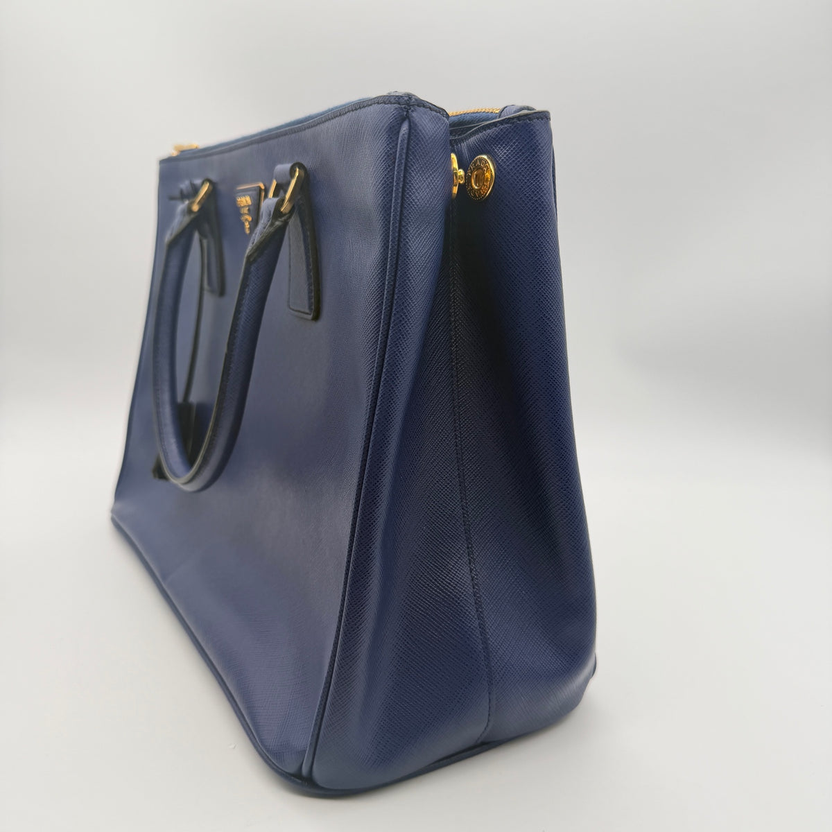 Prada Leather Blue Satchel