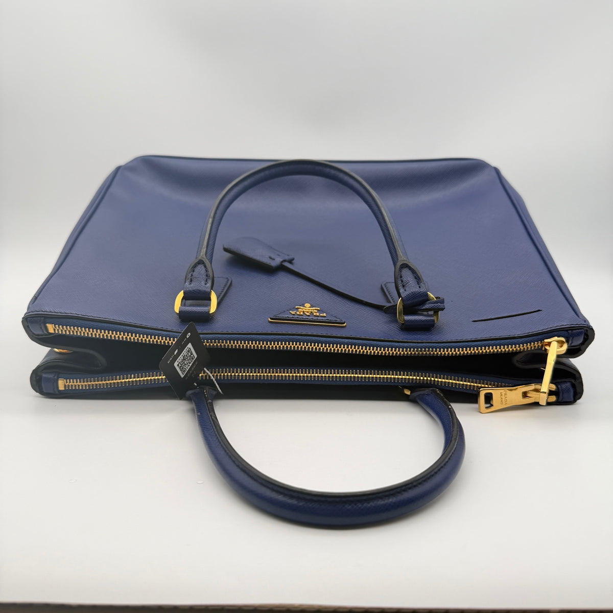 Prada Leather Blue Satchel