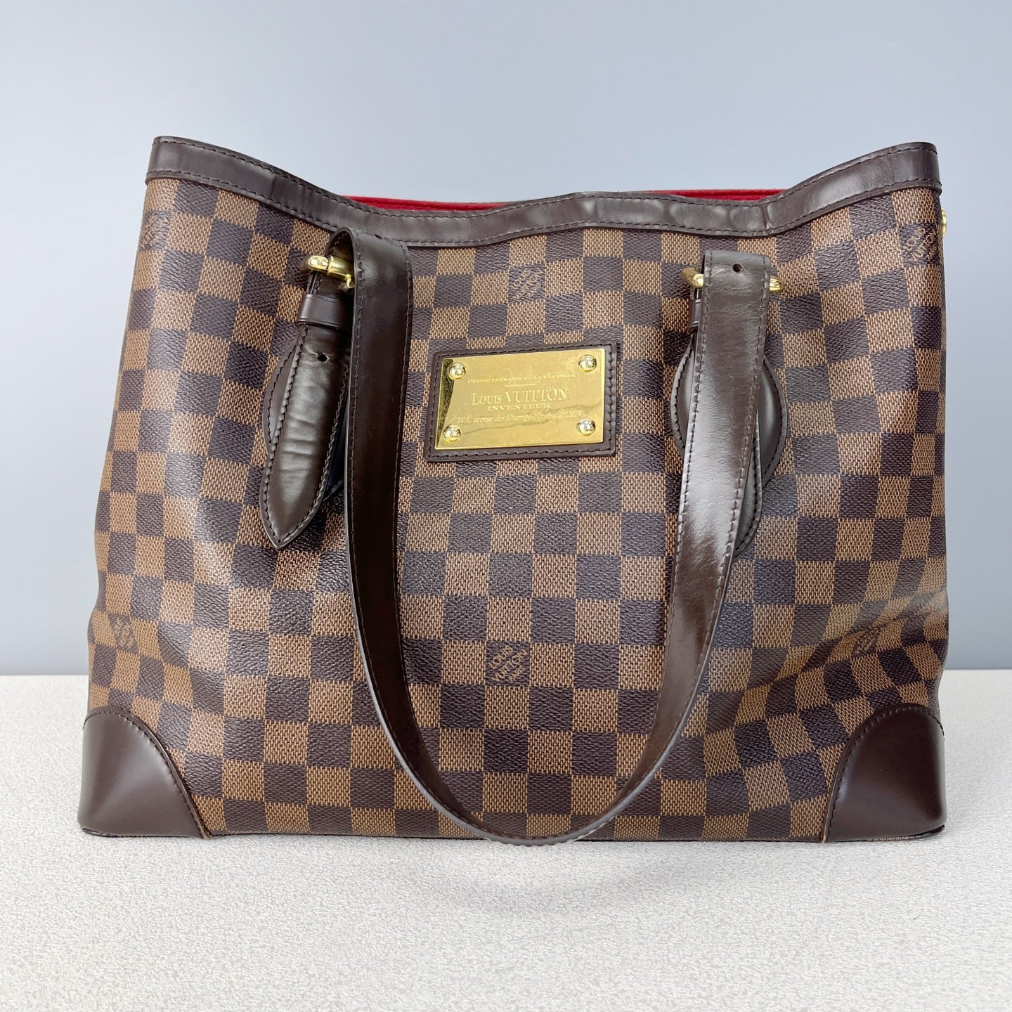 Louis Vuitton Brown Tote Length 29 cm x Width 18 cm x Height 24 cm N51205