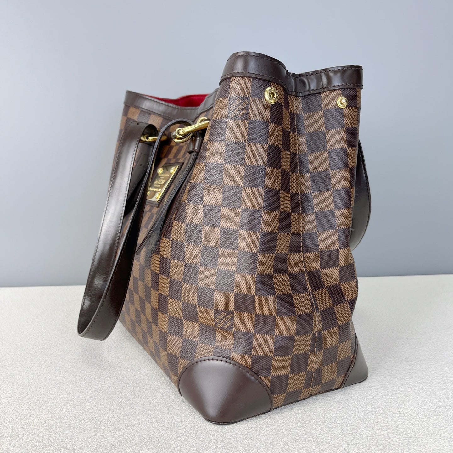 Louis Vuitton Brown Tote Length 29 cm x Width 18 cm x Height 24 cm N51205