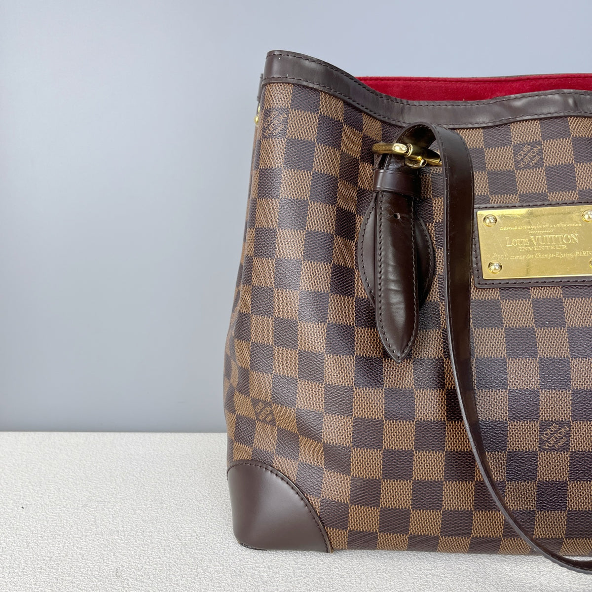 Louis Vuitton Brown Tote Length 29 cm x Width 18 cm x Height 24 cm N51205