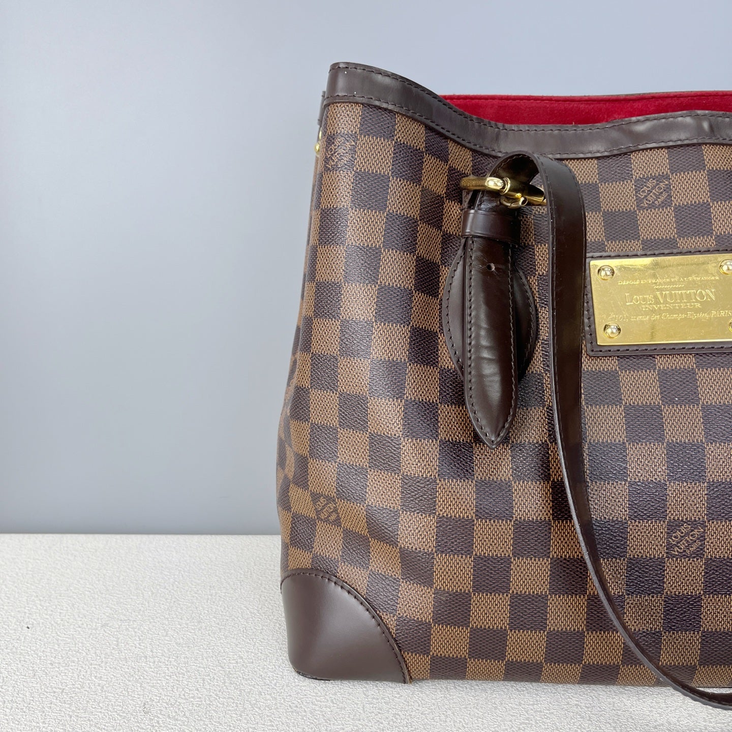 Louis Vuitton Brown Tote Length 29 cm x Width 18 cm x Height 24 cm N51205