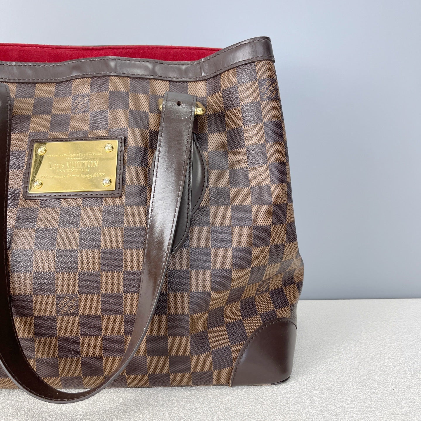 Louis Vuitton Brown Tote Length 29 cm x Width 18 cm x Height 24 cm N51205