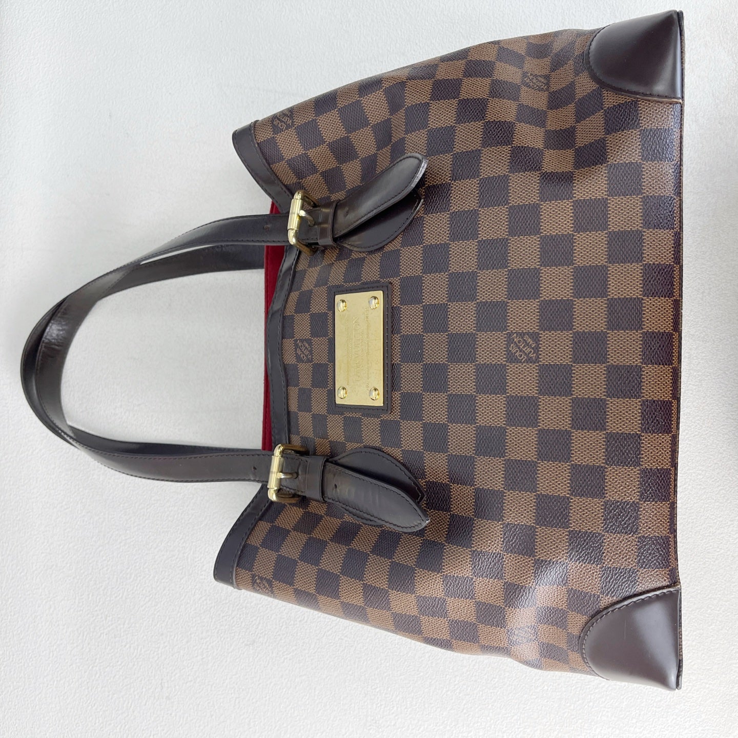 Louis Vuitton Brown Tote Length 29 cm x Width 18 cm x Height 24 cm N51205