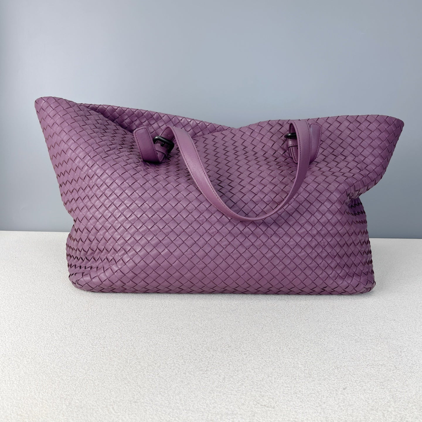 Bottega Veneta Leather Purple Tote 608810V1OW15311