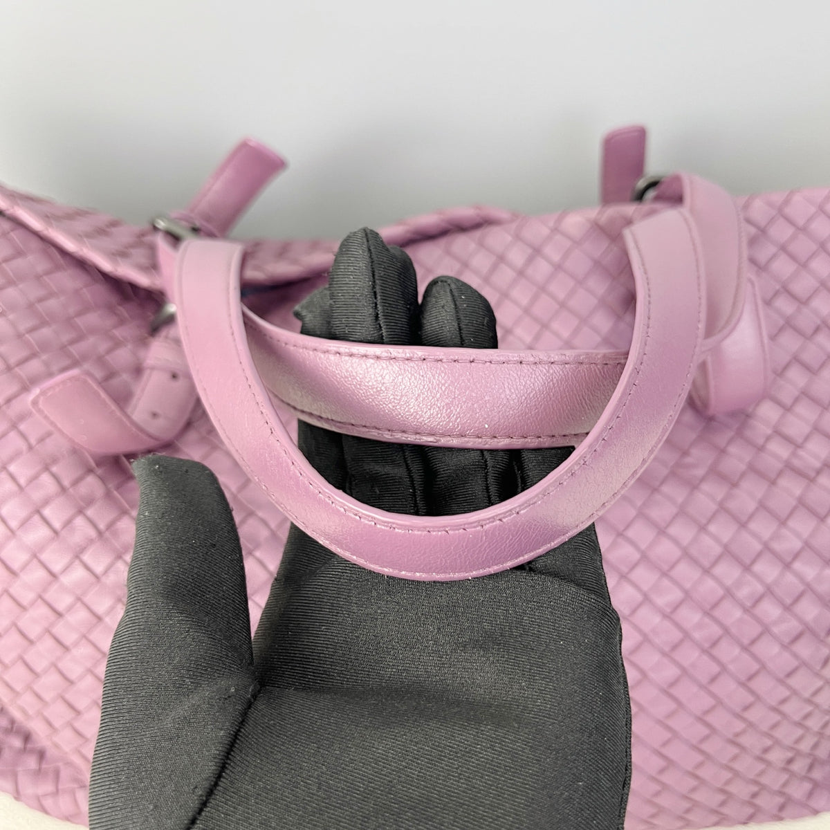 Bottega Veneta Leather Purple Tote 608810V1OW15311