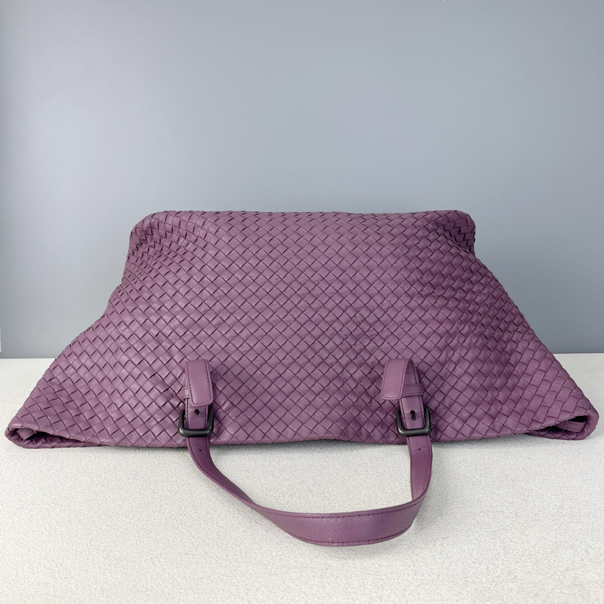 Bottega Veneta Leather Purple Tote 608810V1OW15311