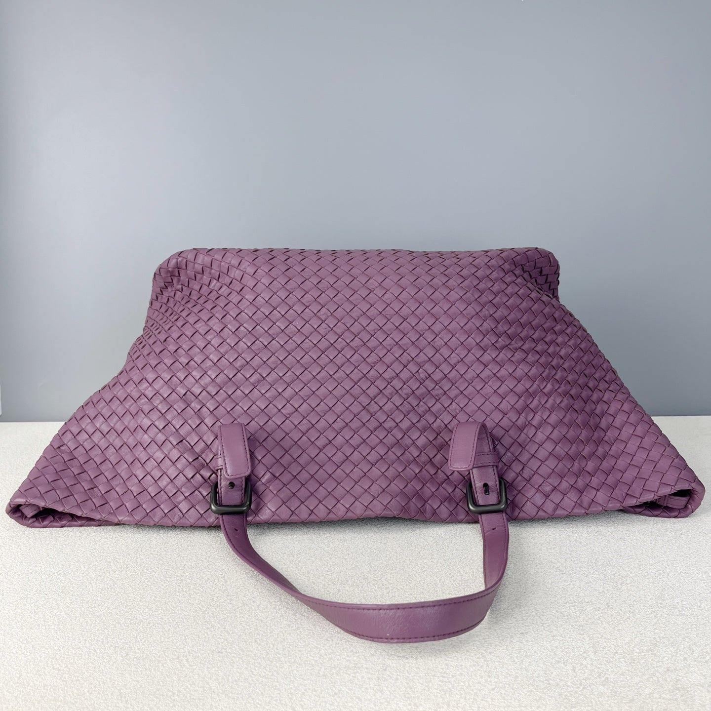Bottega Veneta Leather Purple Tote 608810V1OW15311