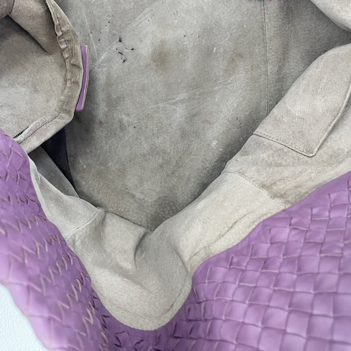 Bottega Veneta Leather Purple Tote 608810V1OW15311
