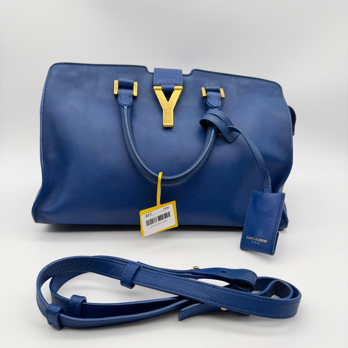 Saint laurent Leather Blue Shoulder Bag