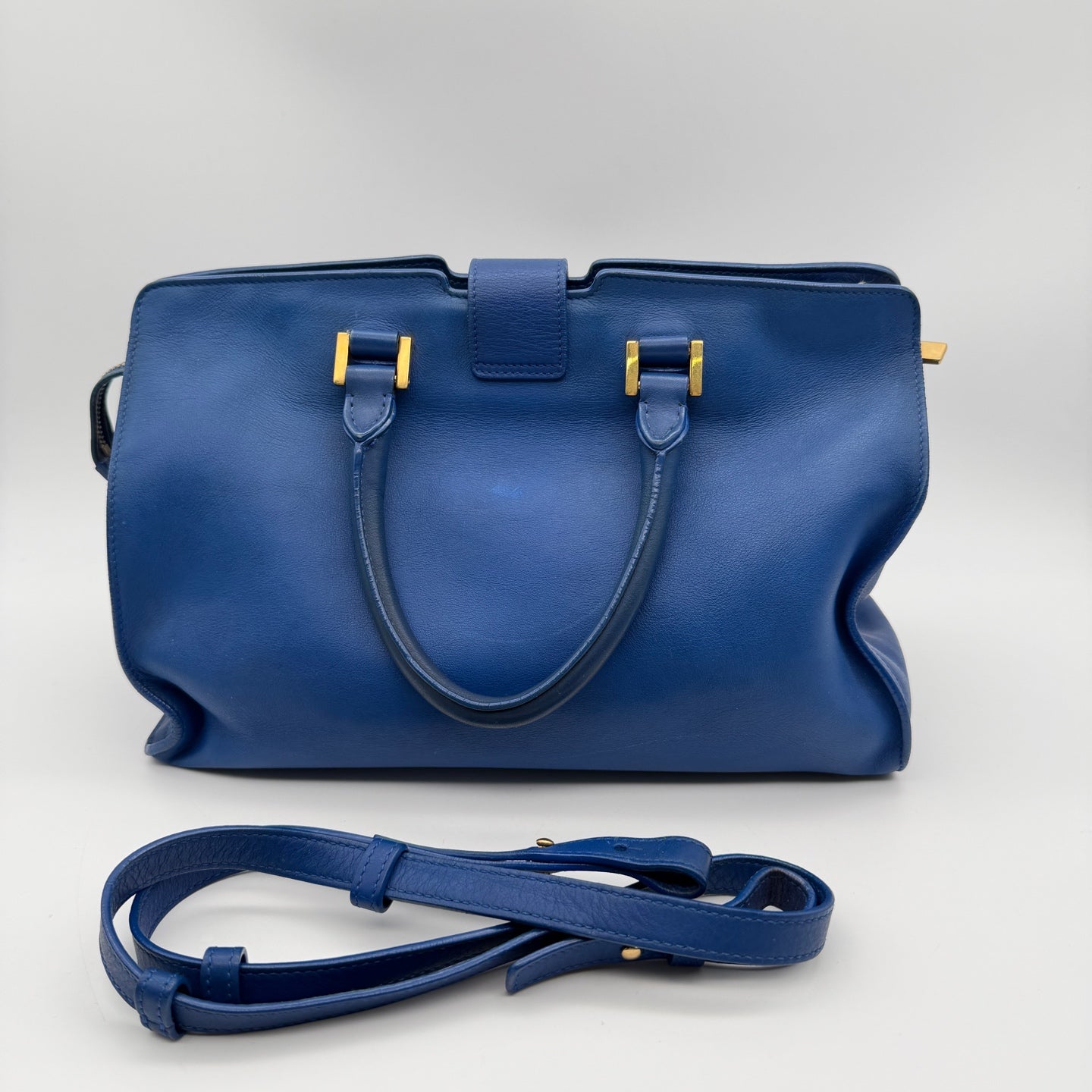 Saint laurent Leather Blue Shoulder Bag