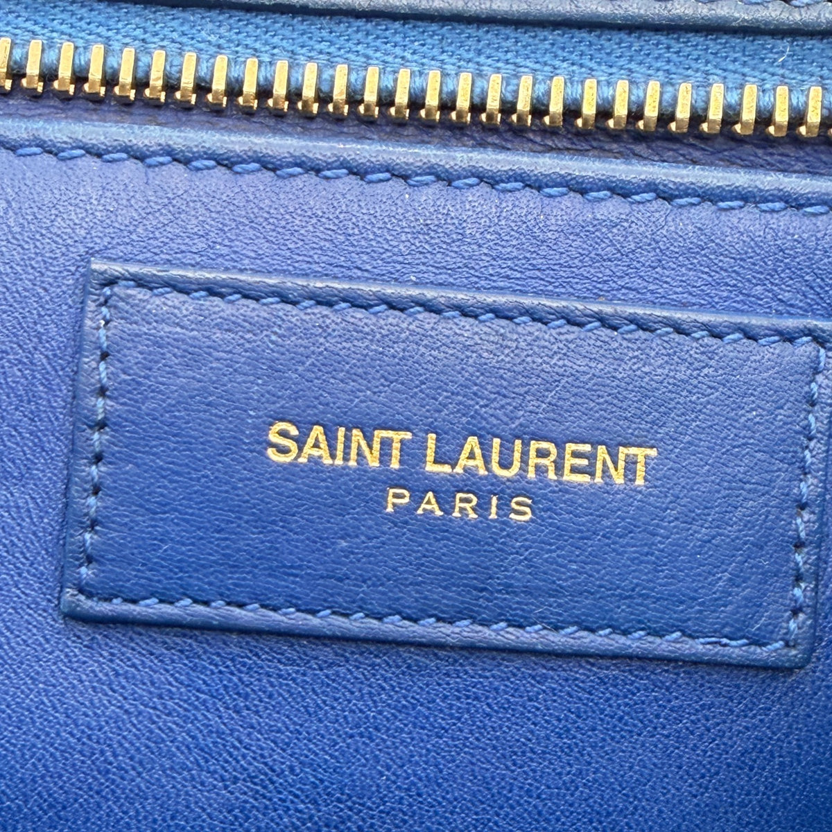 Saint laurent Leather Blue Shoulder Bag