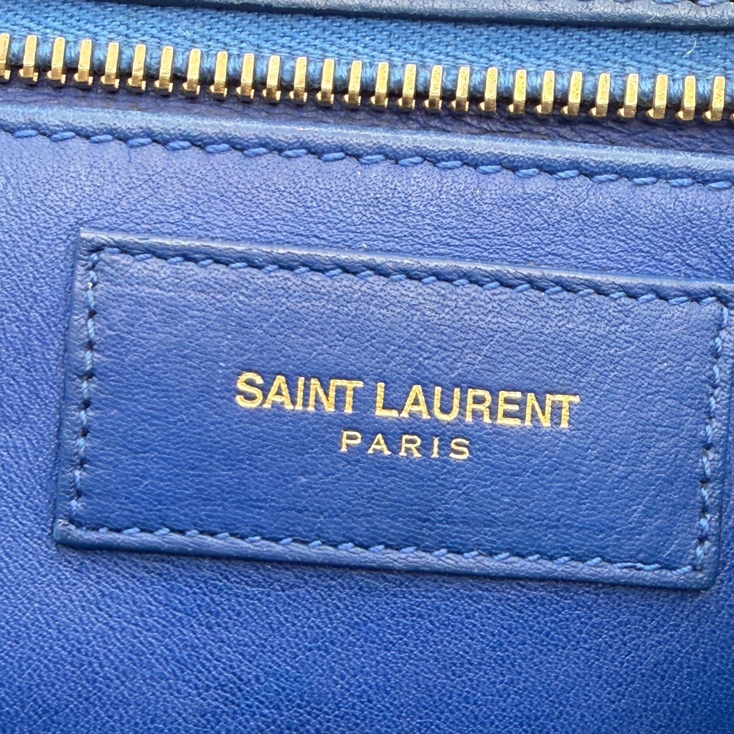 Saint laurent Leather Blue Shoulder Bag