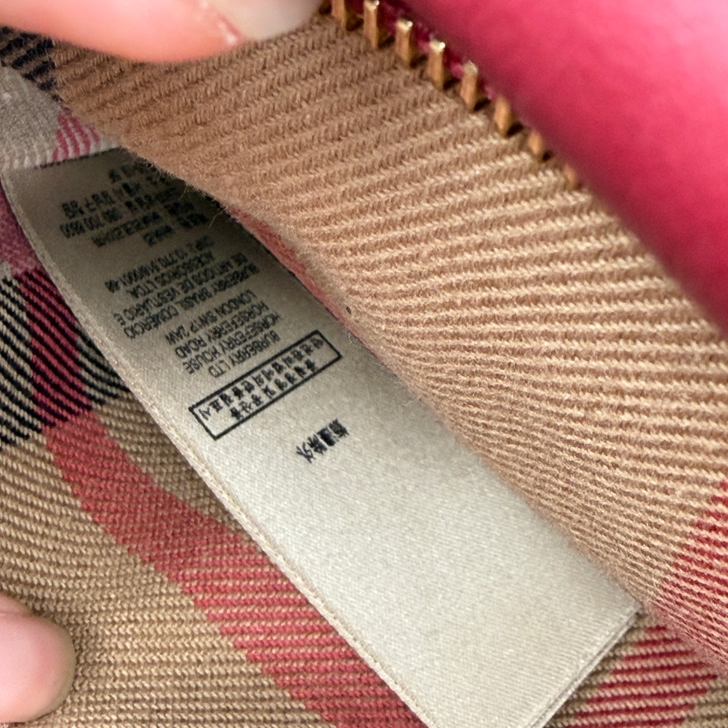 Burberry Red Shoulder Bag