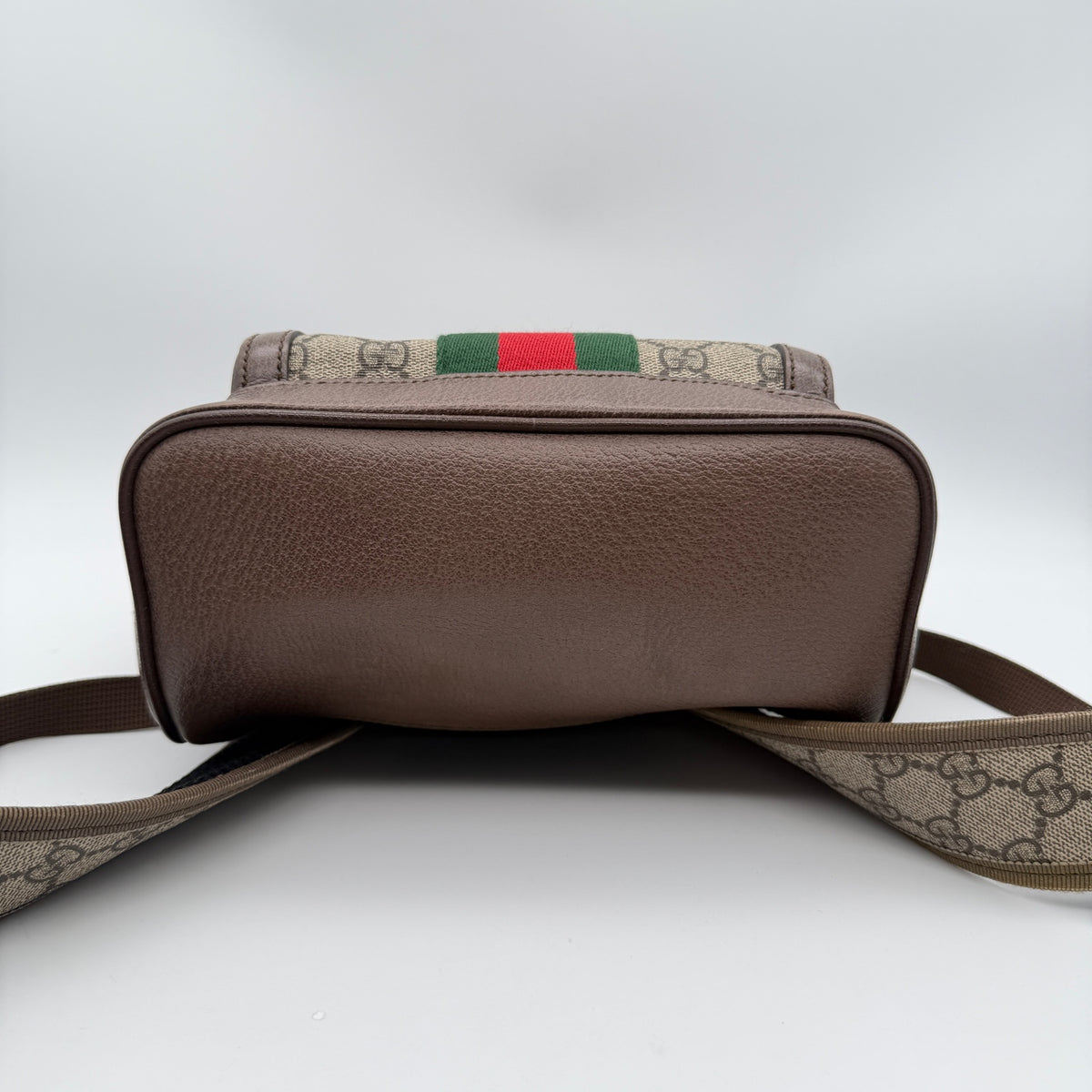 Gucci Canvas Brown Backpack