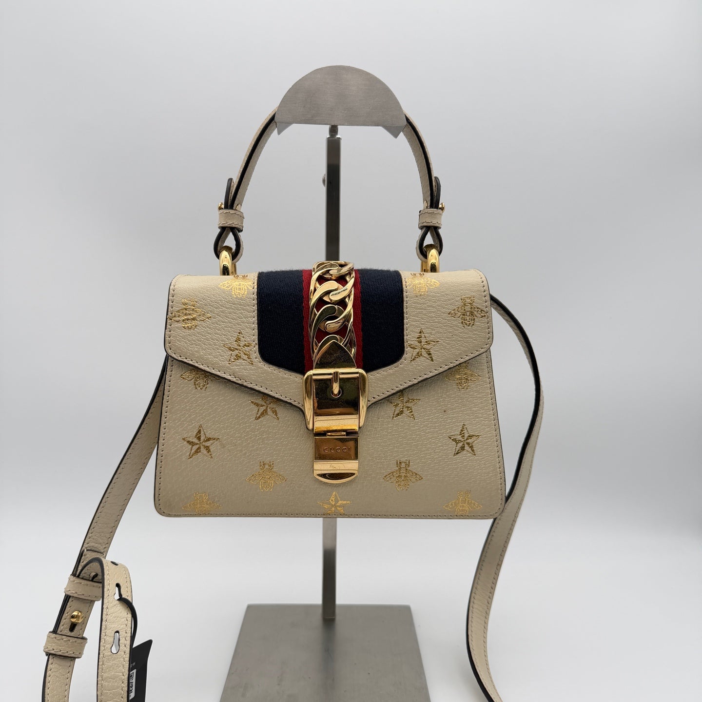 Gucci White Satchel