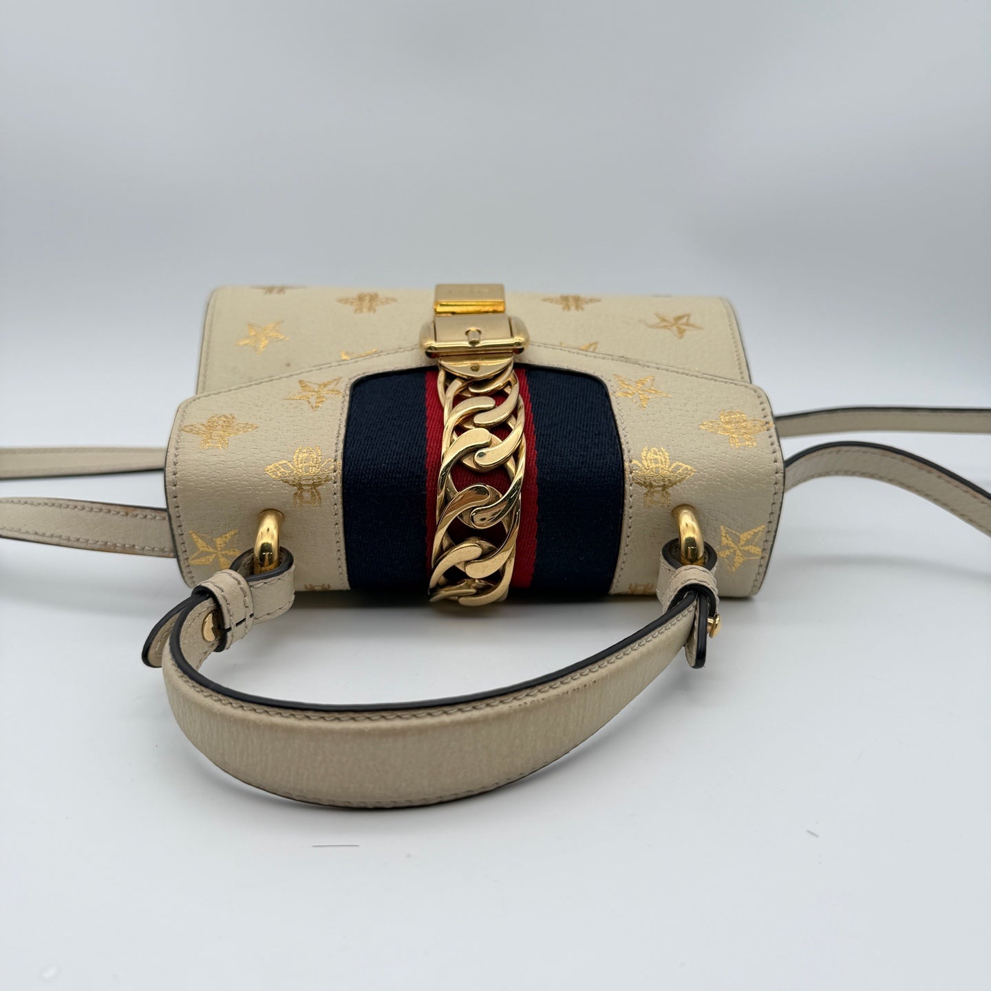 Gucci White Satchel