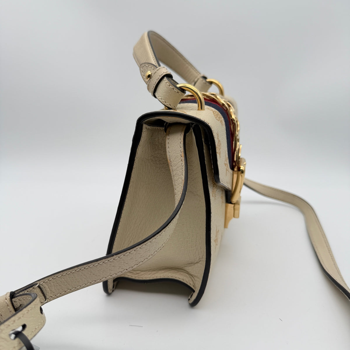 Gucci White Satchel