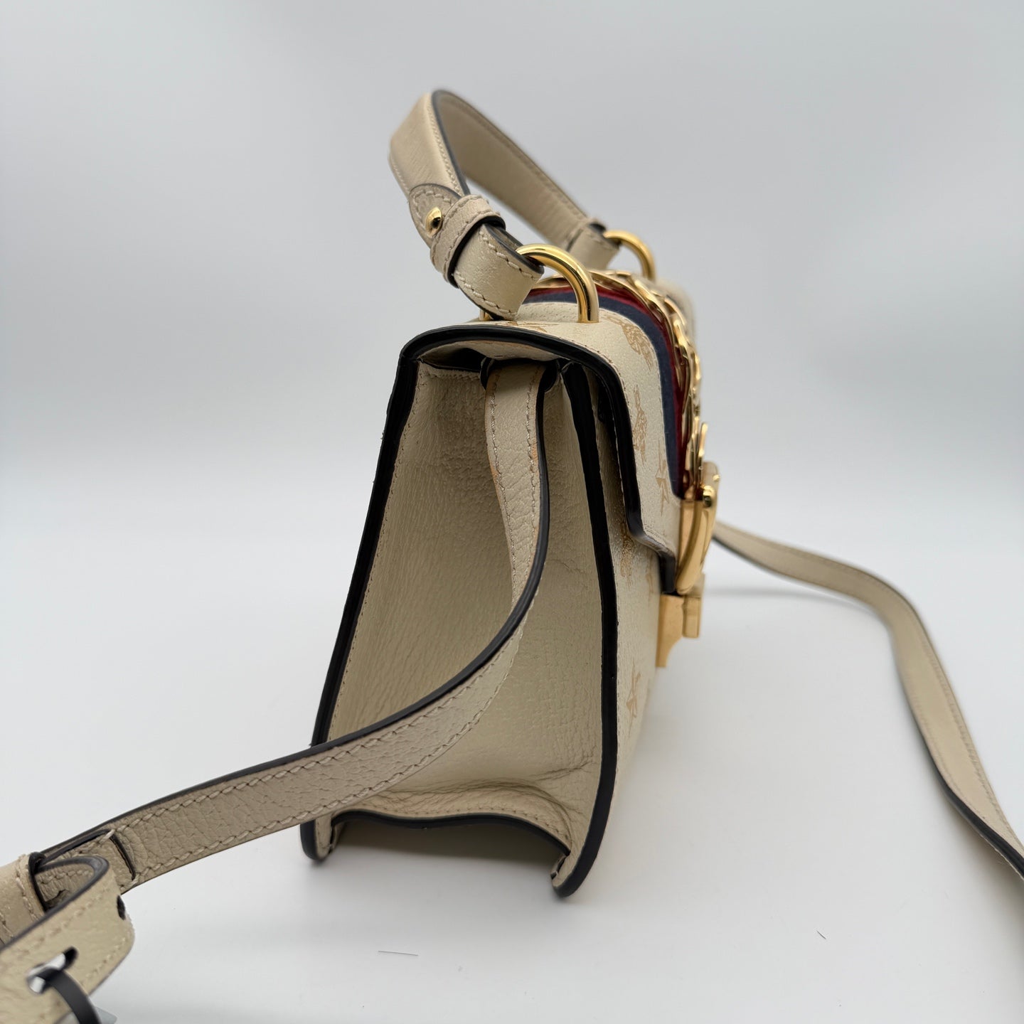 Gucci White Satchel